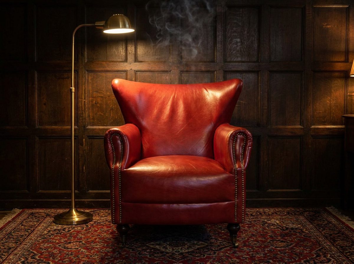 Postbox Smoking Chair – Pillar Red