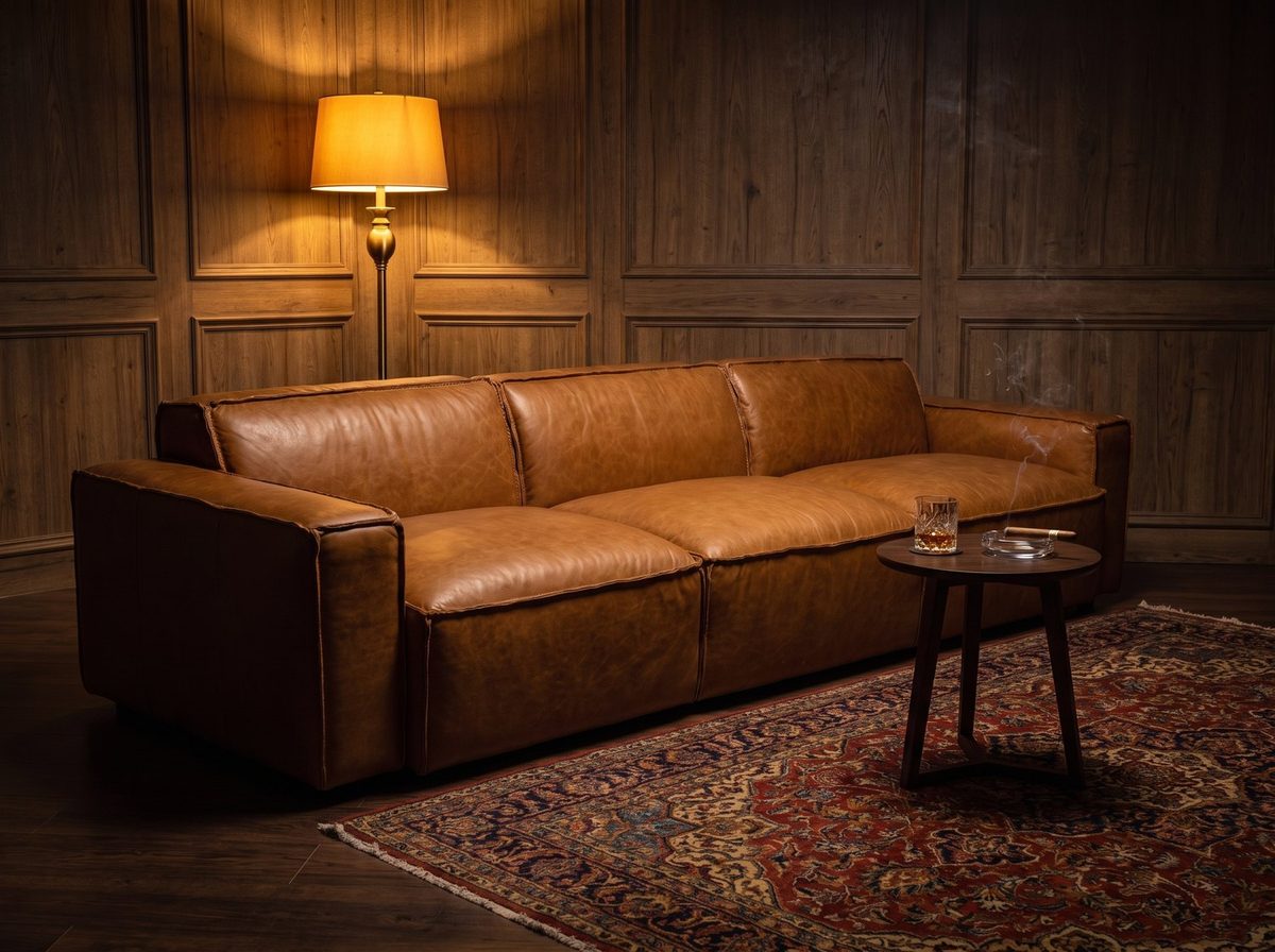Tanner Four-Seat Slab Lounge – Tan