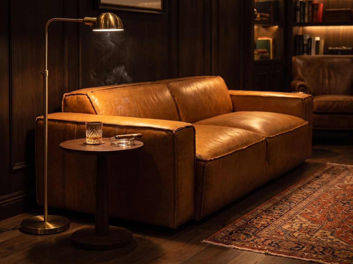 Tanner 2.5-Seat Slab Lounge – Tan