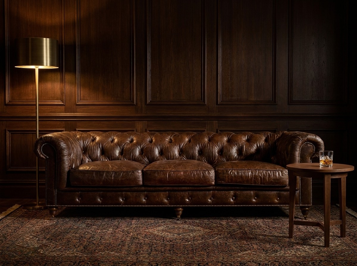 Winston Chesterfield Three-Seat Lounge