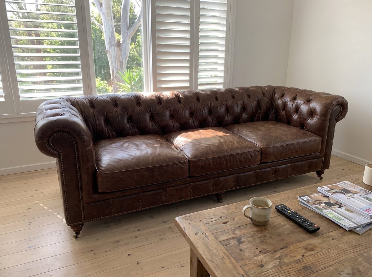 Winston Chesterfield Three-Seat Lounge