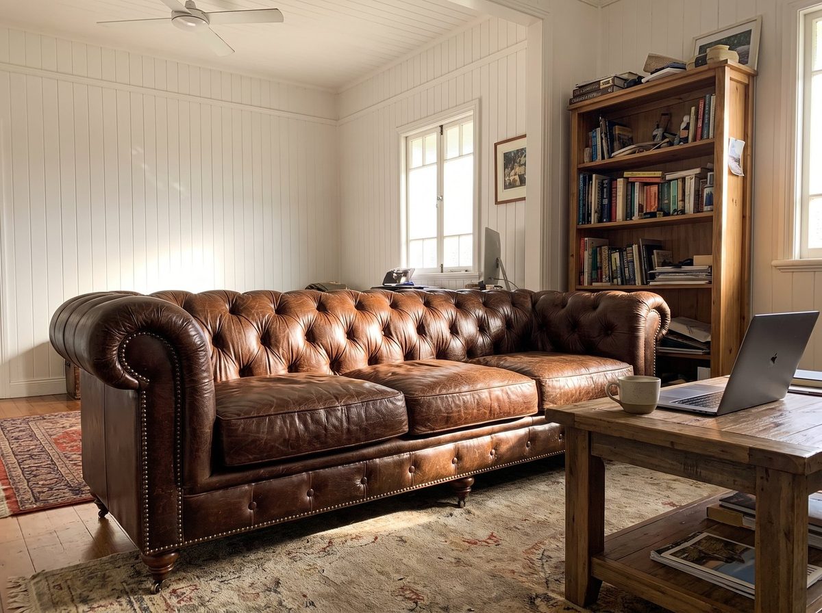 Winston Chesterfield Three-Seat Lounge